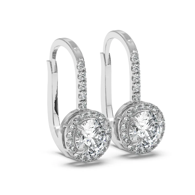 18K White Gold Sydney Earrings