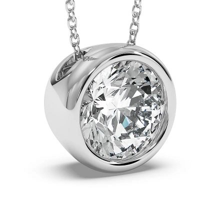 18K White Gold Sabrina Necklace