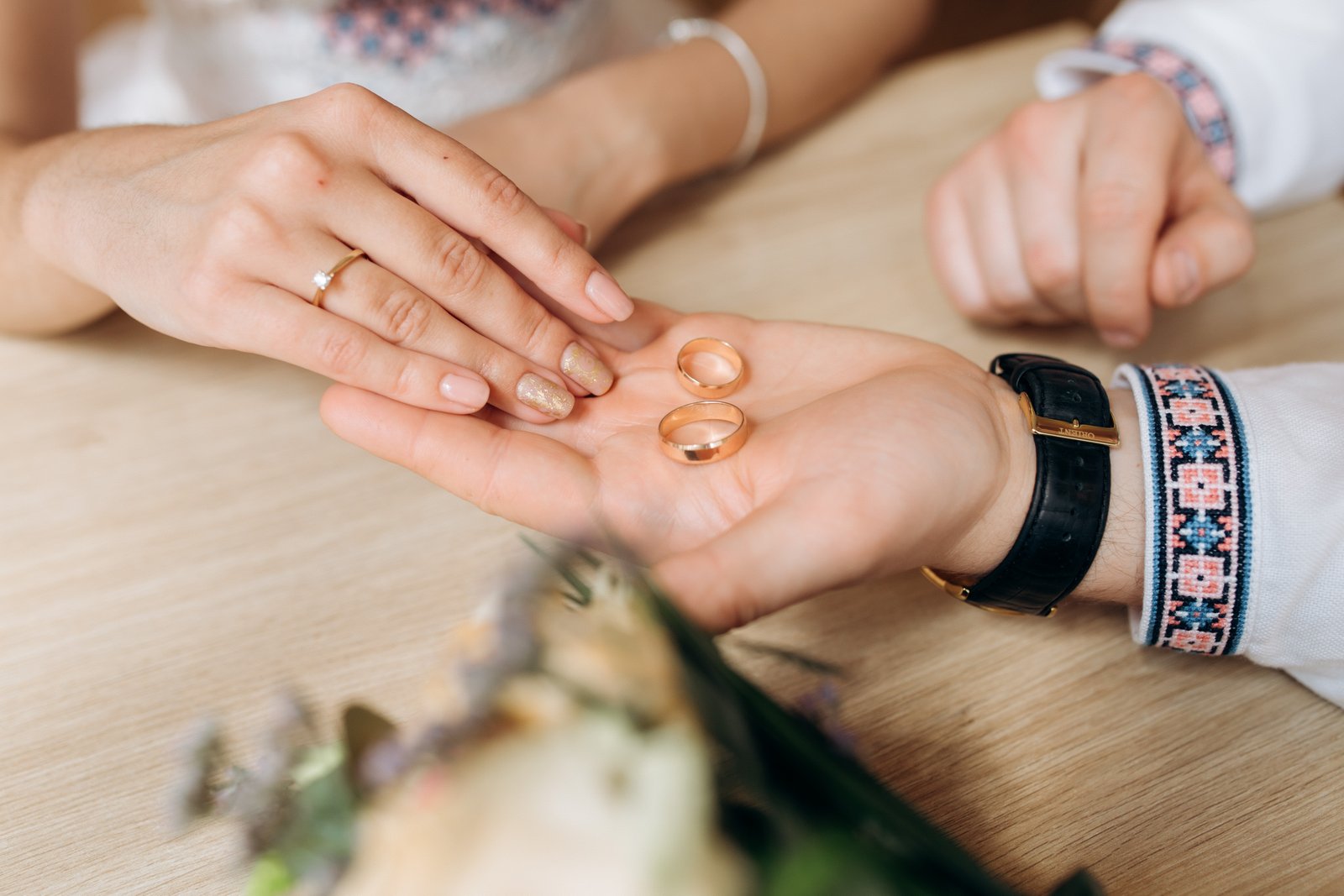 How to Pair an Eternity Band with a Three-Stone Ring?