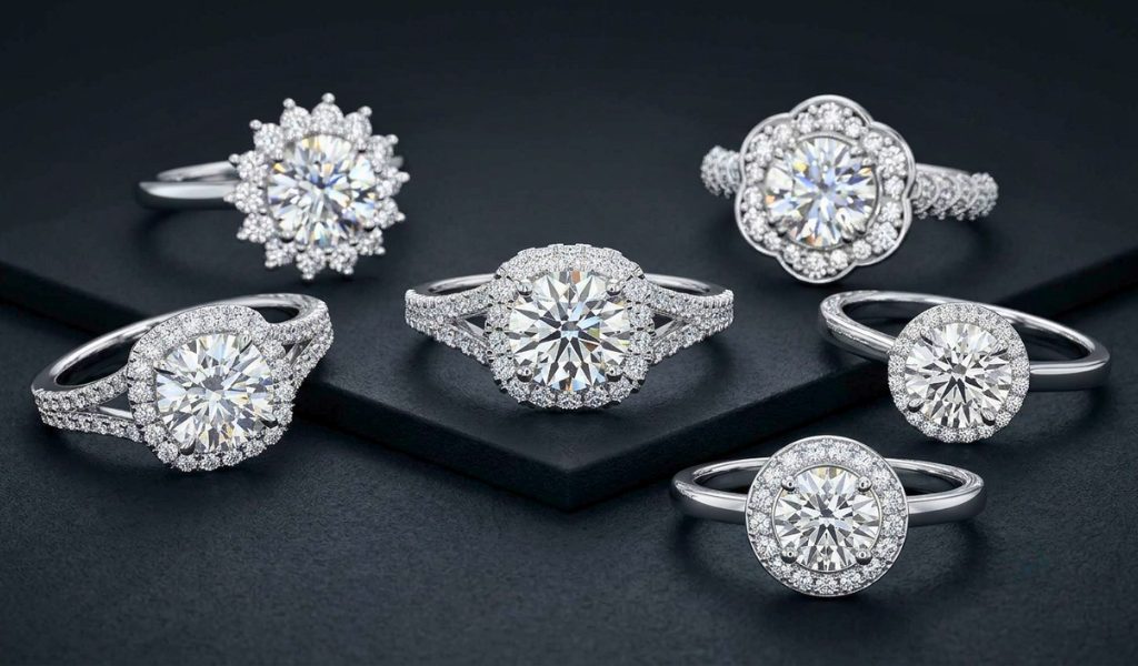 Halo Engagement Ring Settings Explained: What’s the Difference Between Each Style?