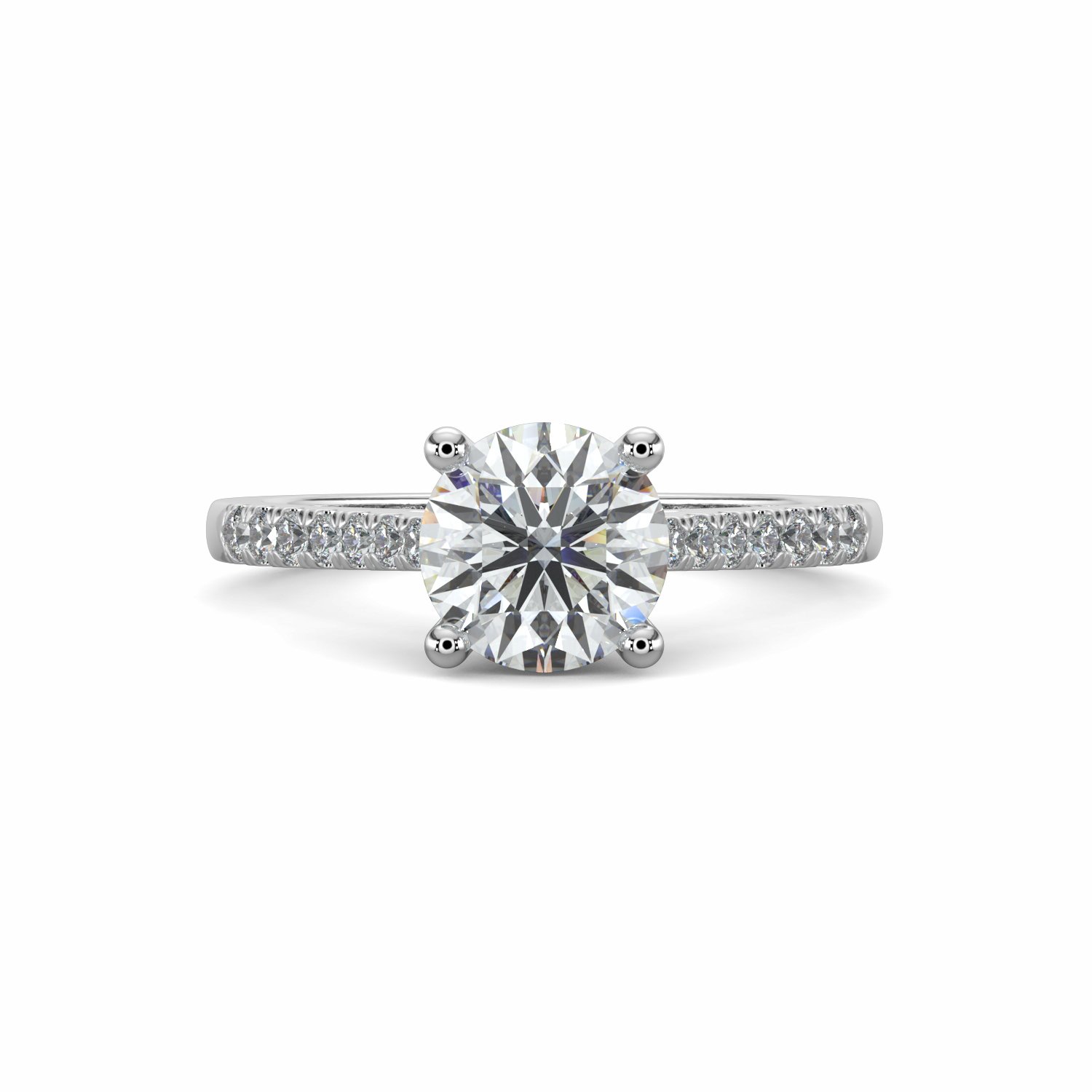 18K White Gold Angelica Engagement Ring