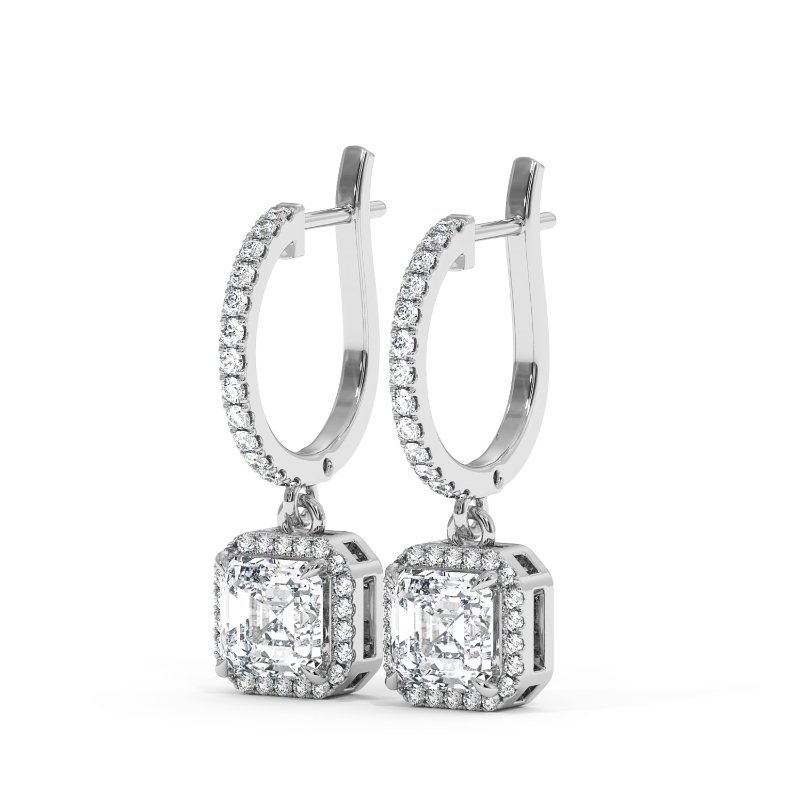 Platinum Helena Earrings