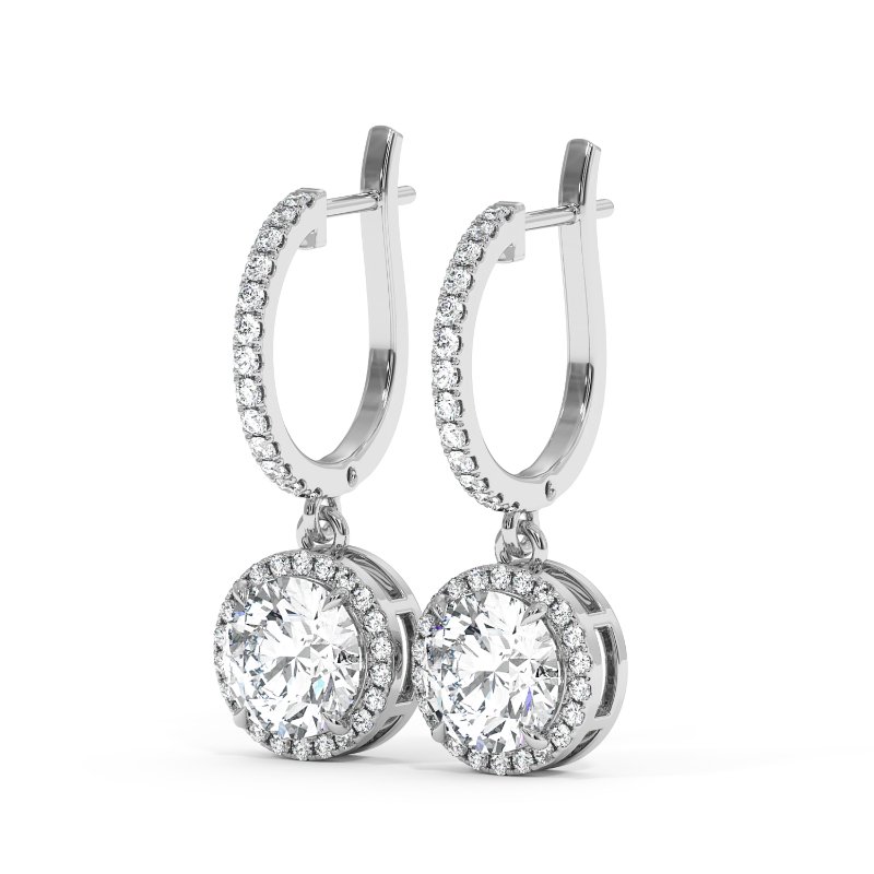 Platinum Helena Earrings