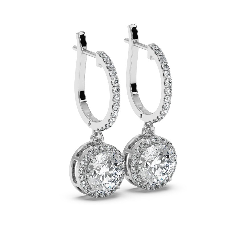 Platinum Helena Earrings