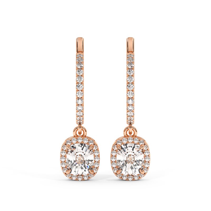 18K Rose Gold Helena Earrings