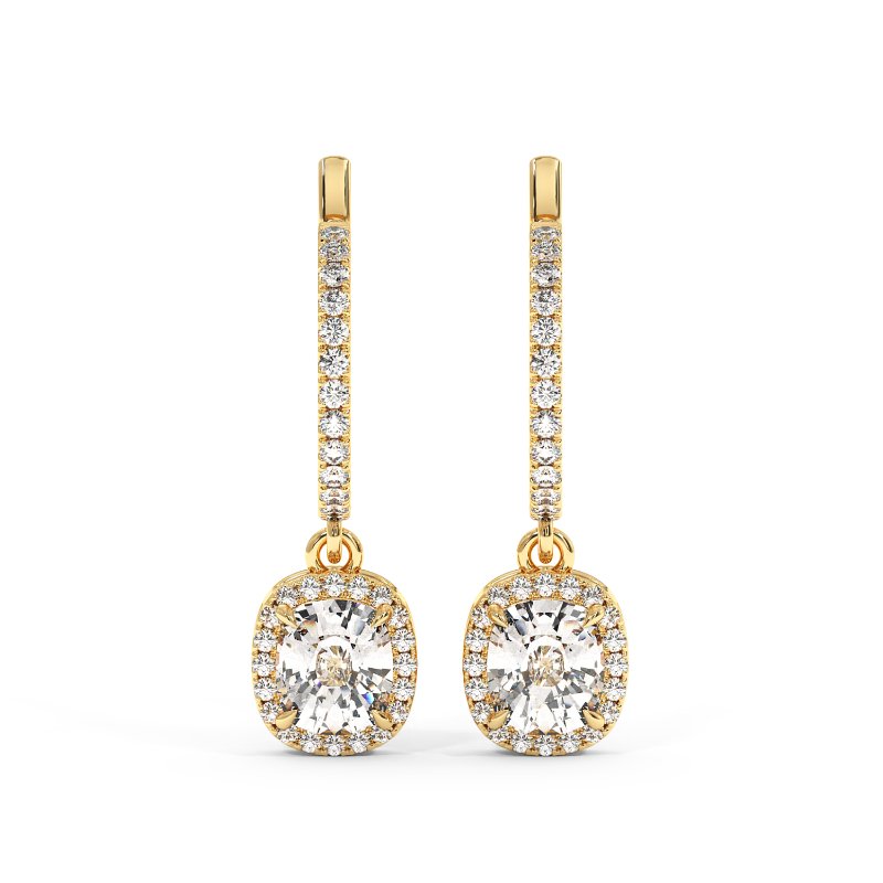 18K Yellow Gold Helena Earrings