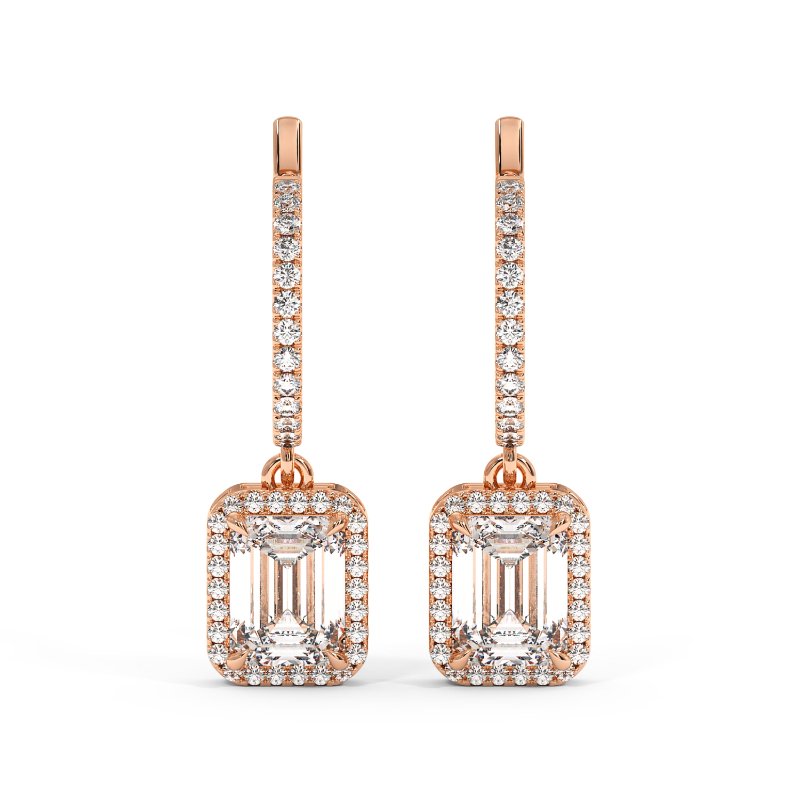 18K Rose Gold Helena Earrings