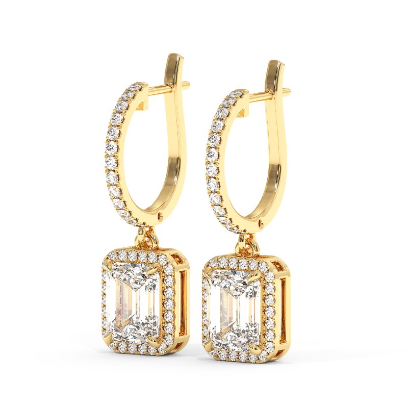 18K Yellow Gold Helena Earrings