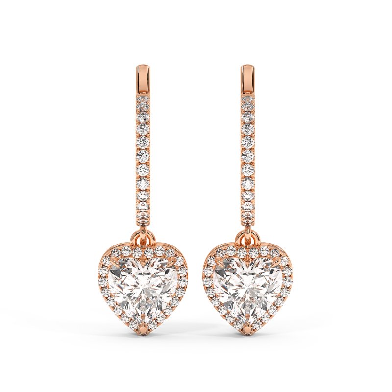 18K Rose Gold Helena Earrings