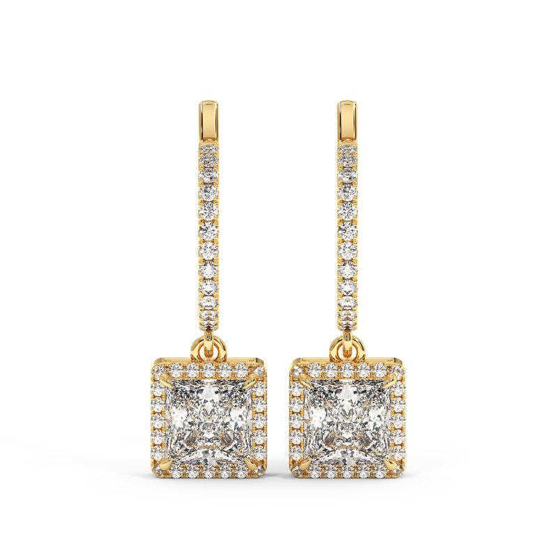 18K Yellow Gold Helena Earrings