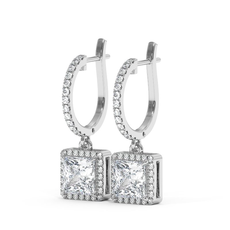Platinum Helena Earrings