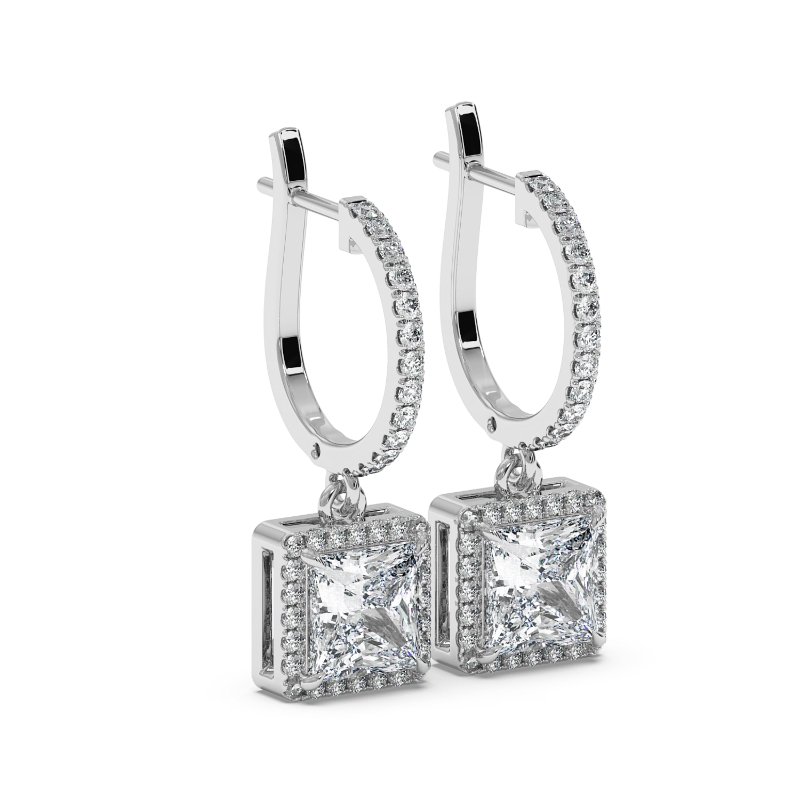 Platinum Helena Earrings