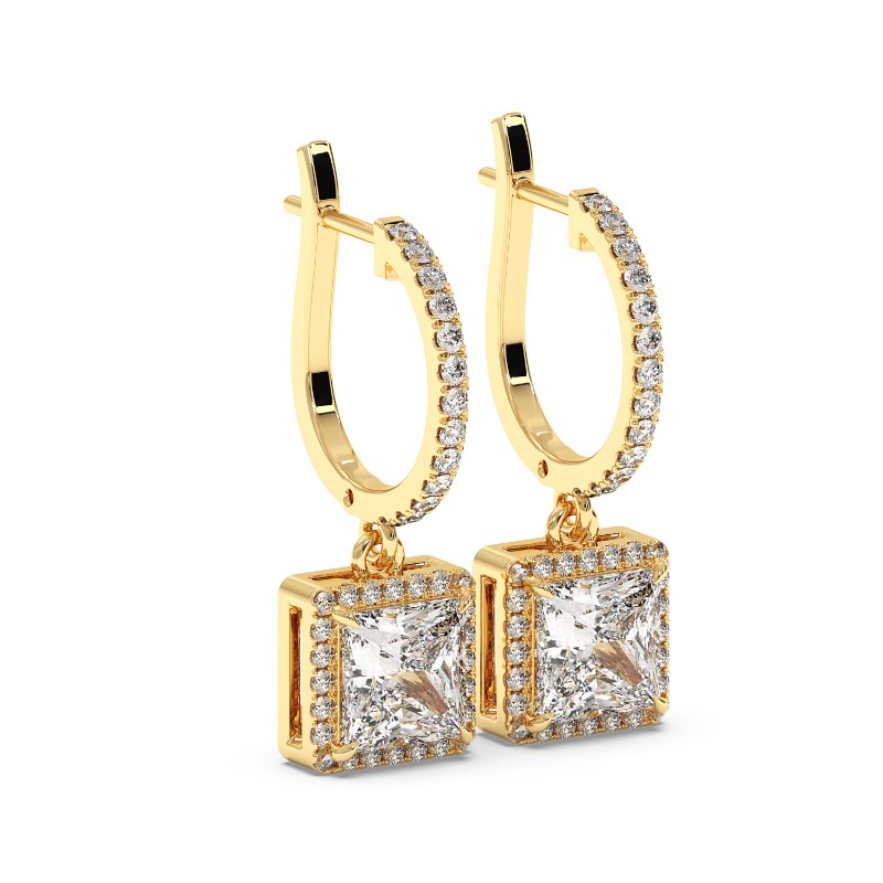 18K Yellow Gold Helena Earrings