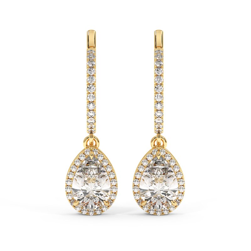 18K Yellow Gold Helena Earrings