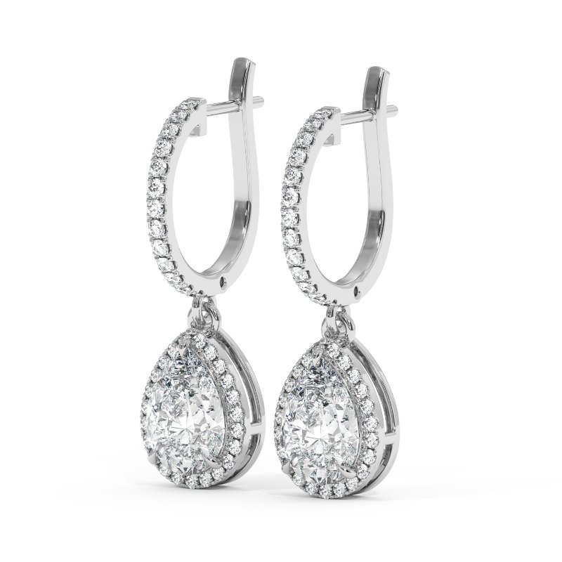 Platinum Helena Earrings