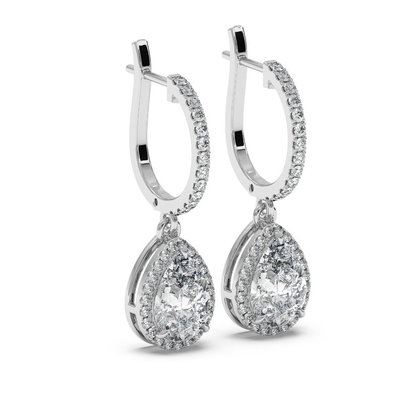 Platinum Helena Earrings