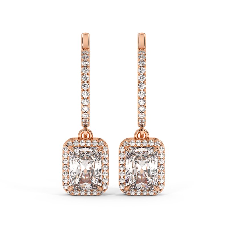 18K Rose Gold Helena Earrings