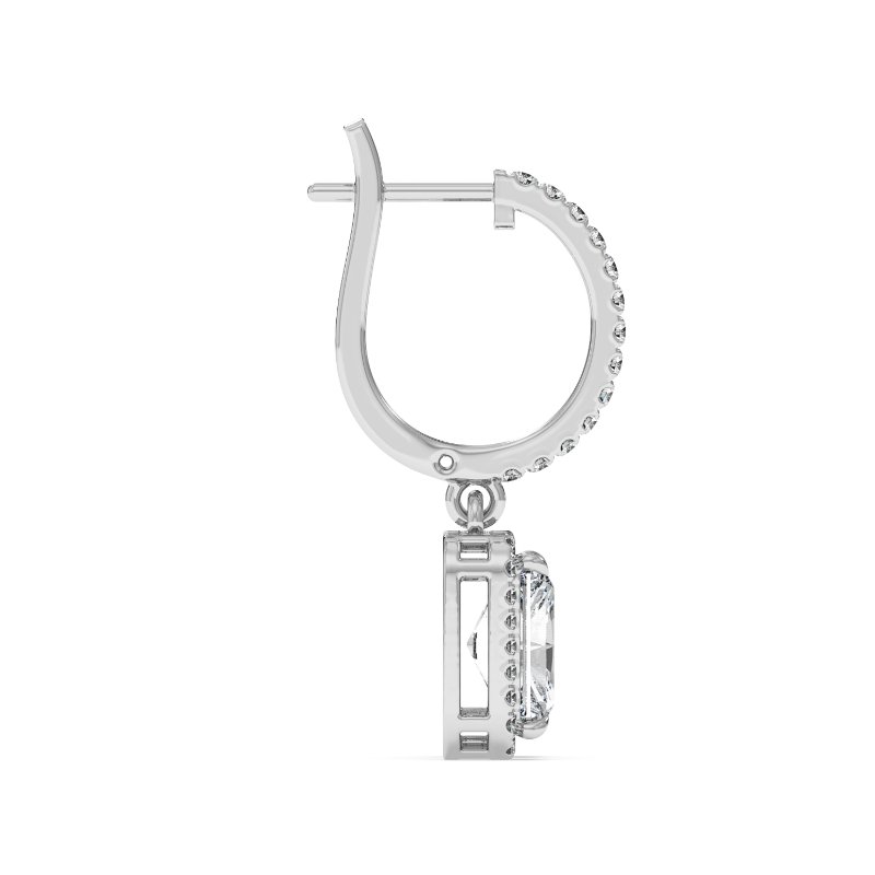 18K White Gold Helena Earrings