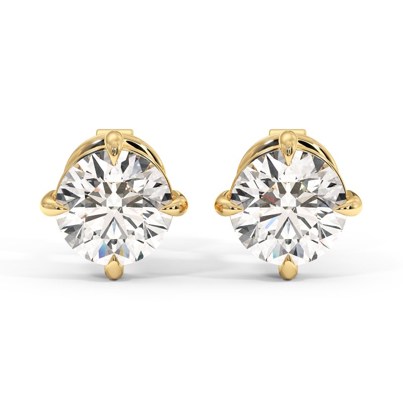 18K Yellow Gold Georgia Earrings