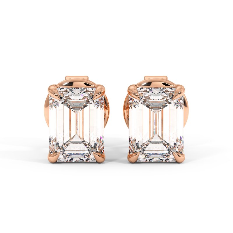 18K Rose Gold Georgia Earrings
