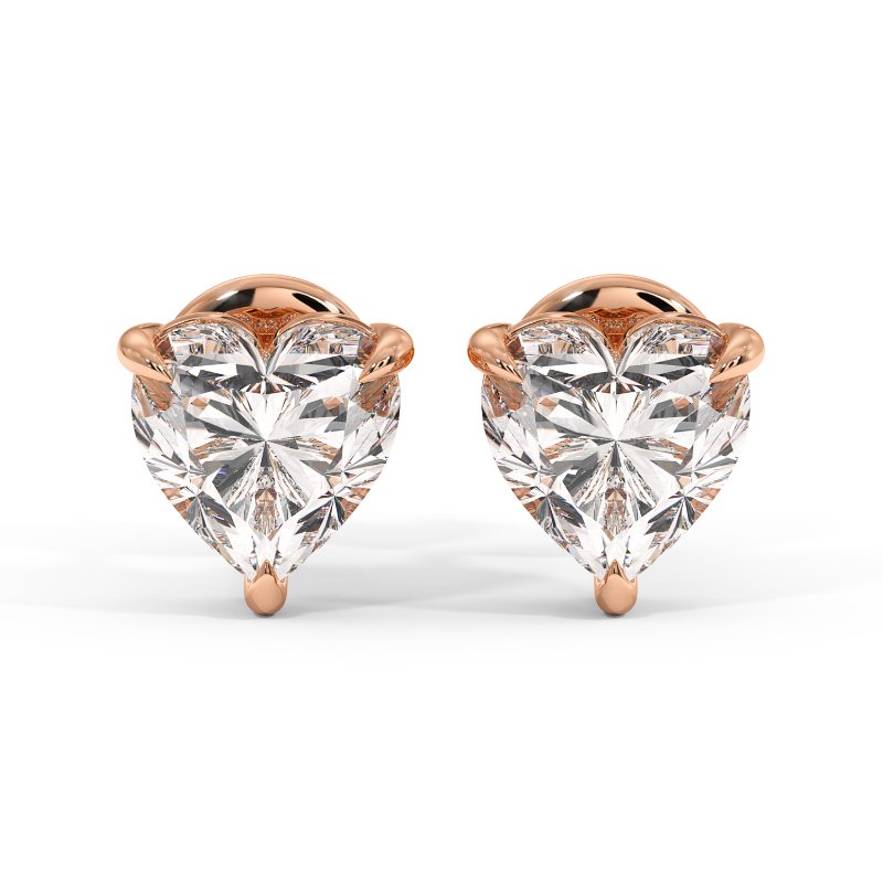 18K Rose Gold Georgia Earrings