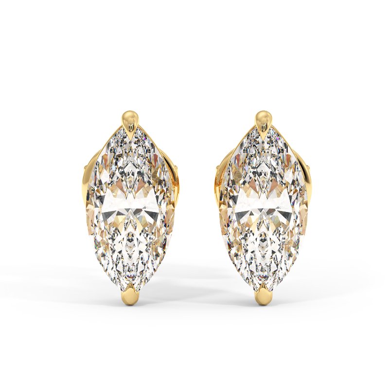 18K Yellow Gold Georgia Earrings