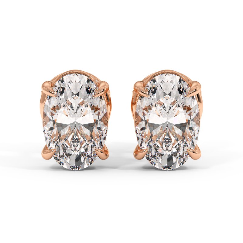 18K Rose Gold Georgia Earrings