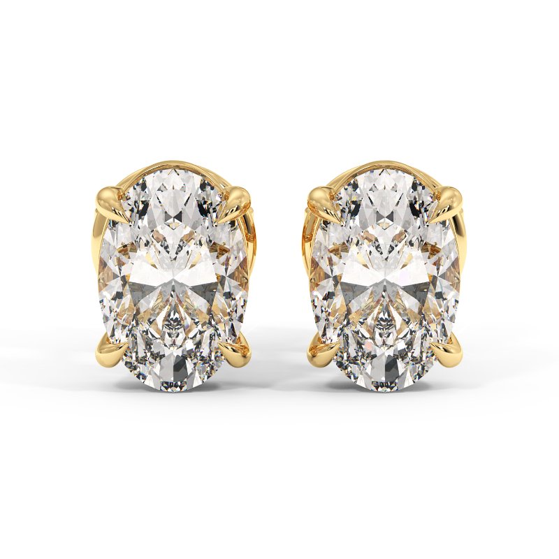 18K Yellow Gold Georgia Earrings