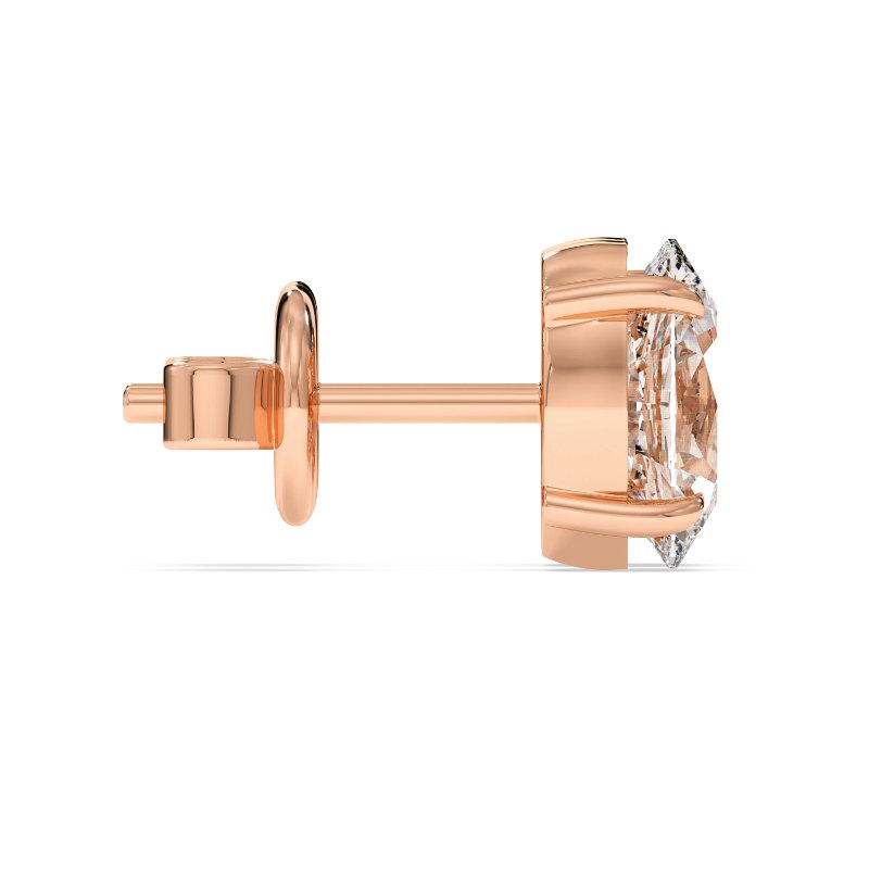 18K Rose Gold Georgia Earrings