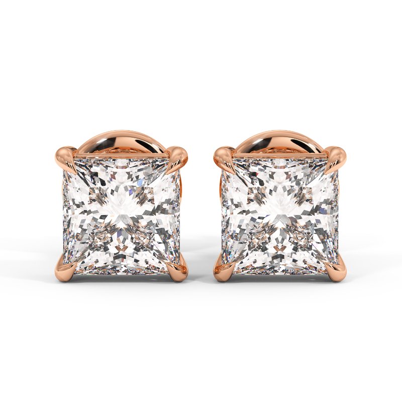 18K Rose Gold Georgia Earrings