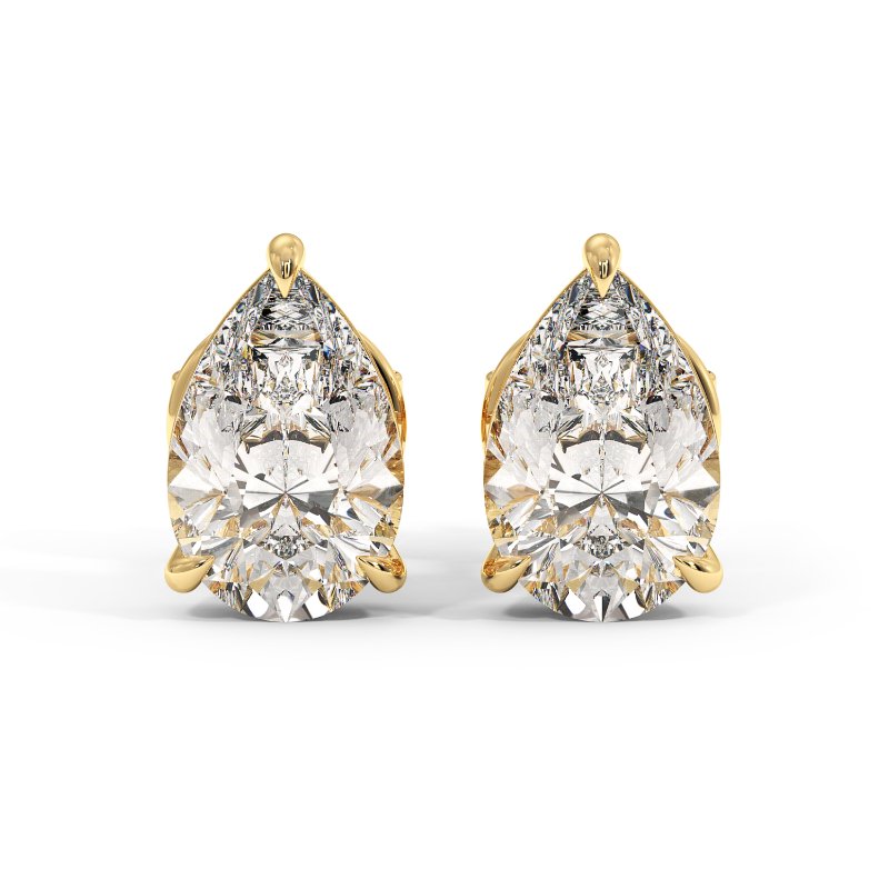 18K Yellow Gold Georgia Earrings