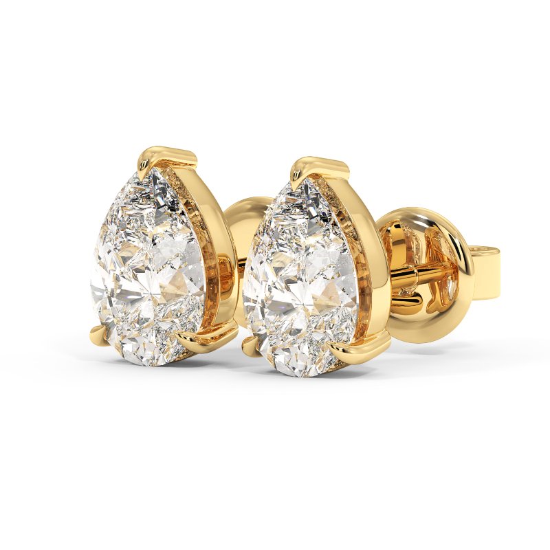18K Yellow Gold Georgia Earrings