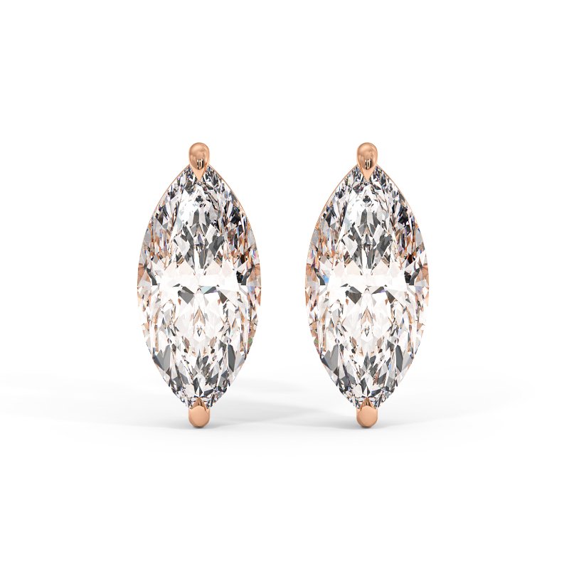 18K Rose Gold Savannah Earrings