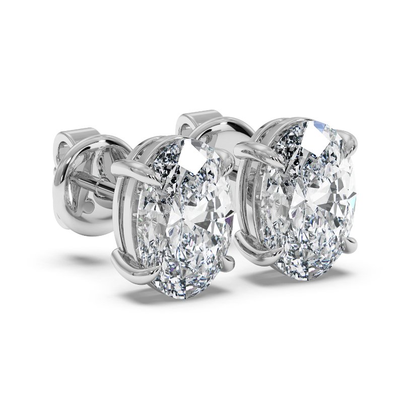18K White Gold Savannah Earrings