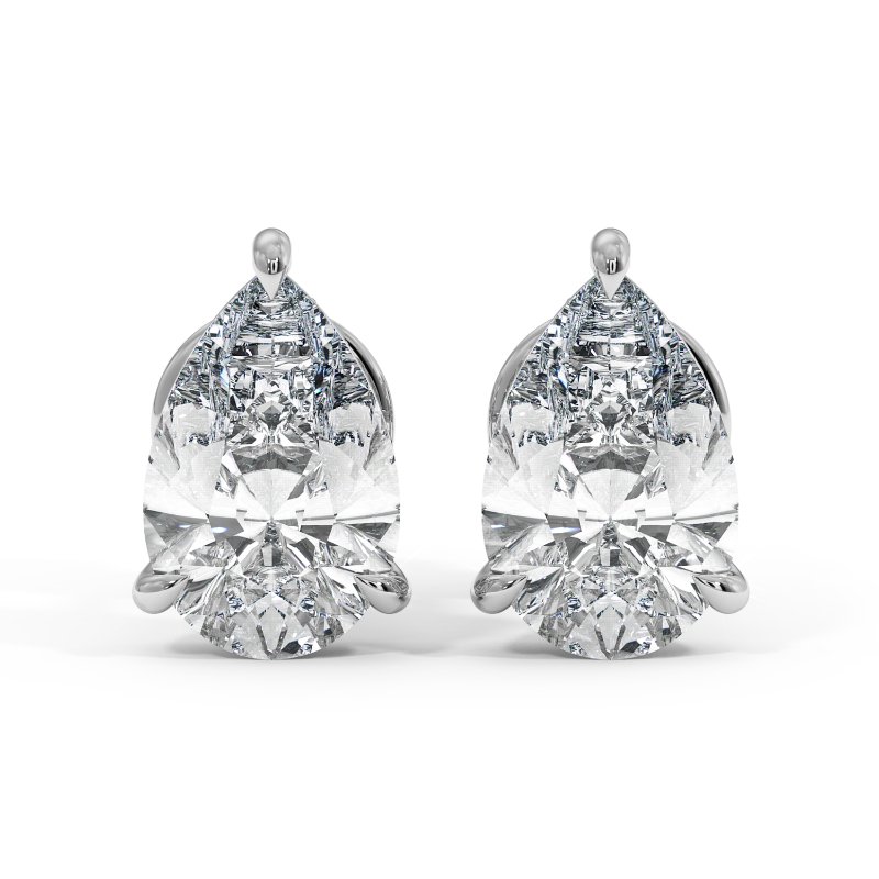 18K White Gold Savannah Earrings