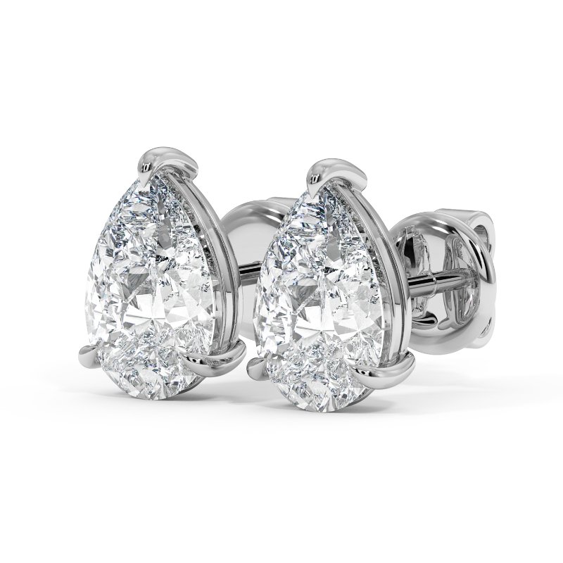 18K White Gold Savannah Earrings