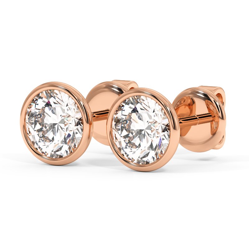 18K Rose Gold Charlotte Earrings