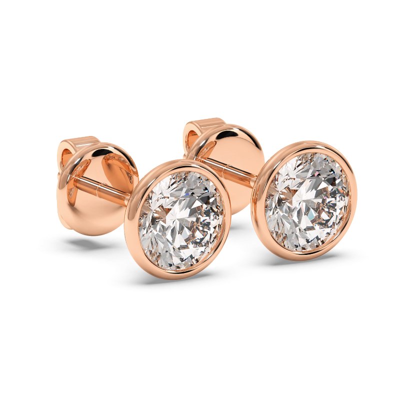 18K Rose Gold Charlotte Earrings