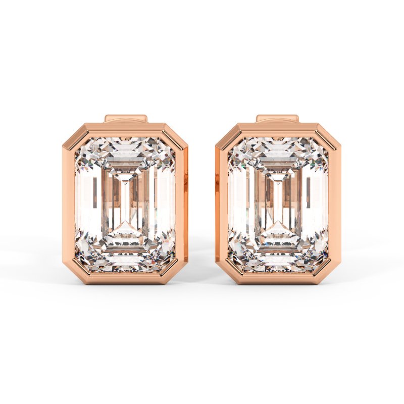 18K Rose Gold Charlotte Earrings