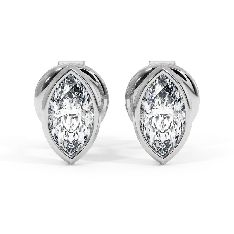 18K White Gold Charlotte Earrings