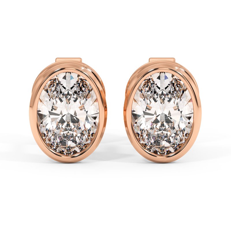 18K Rose Gold Charlotte Earrings