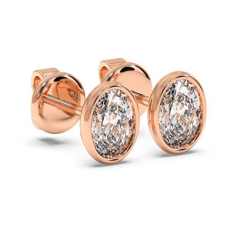 18K Rose Gold Charlotte Earrings