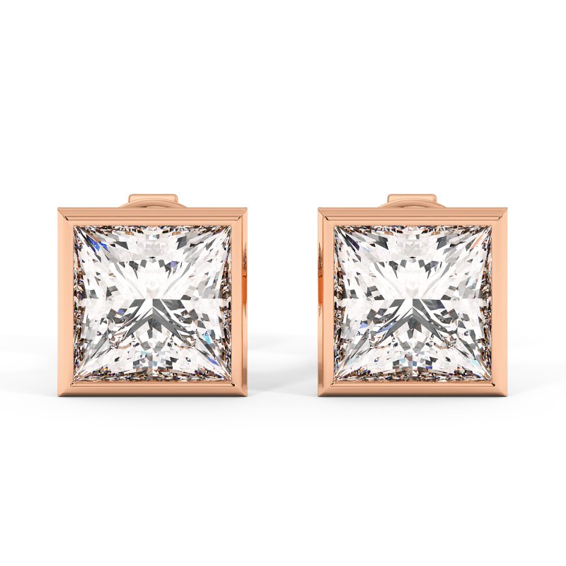 18K Rose Gold Charlotte Earrings