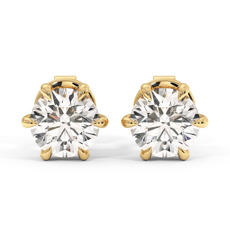 18K Yellow Gold Brooke Earrings