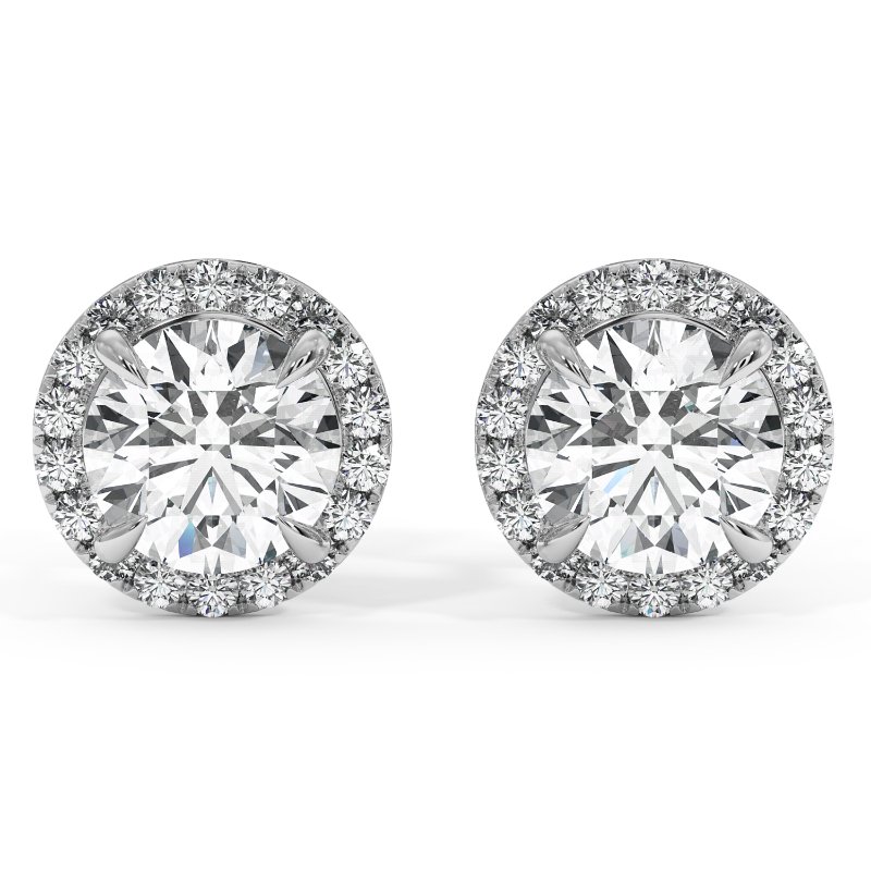18K White Gold London Earrings