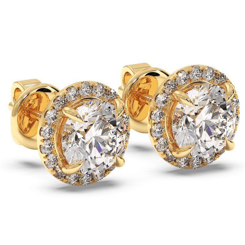 18K Yellow Gold London Earrings