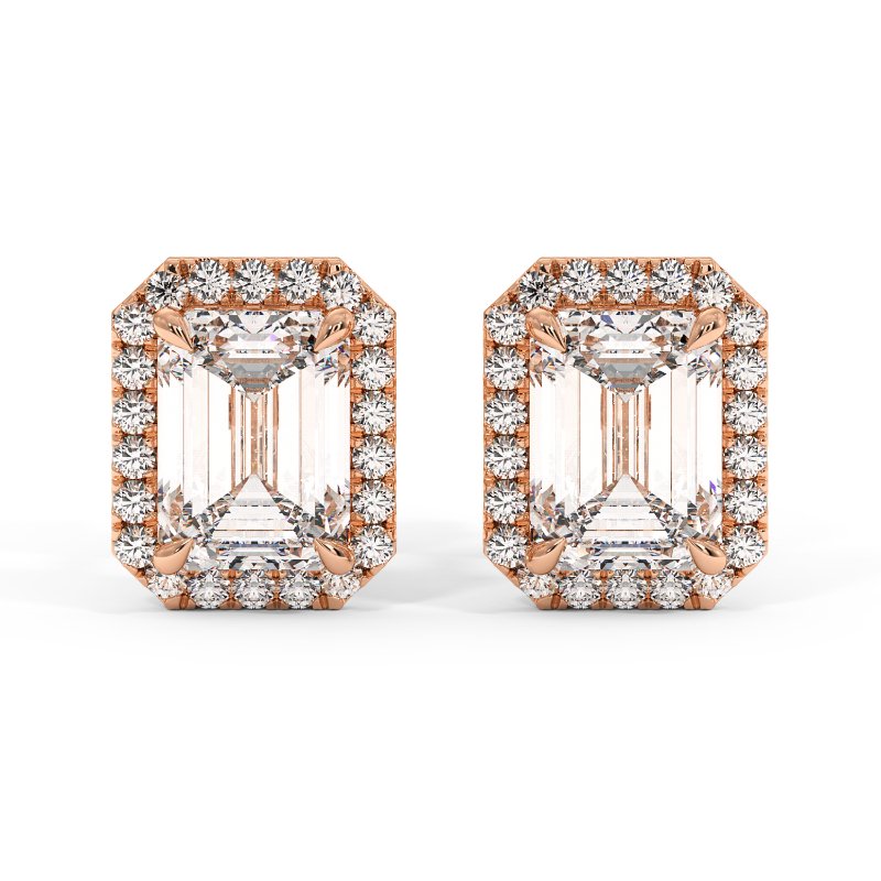 18K Rose Gold London Earrings