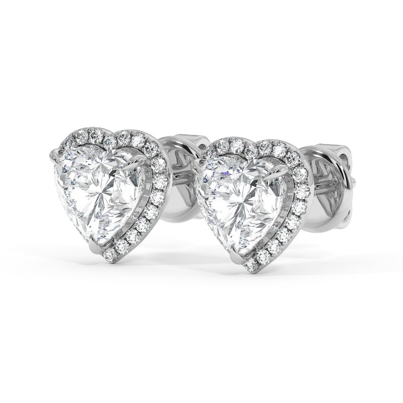 18K White Gold London Earrings