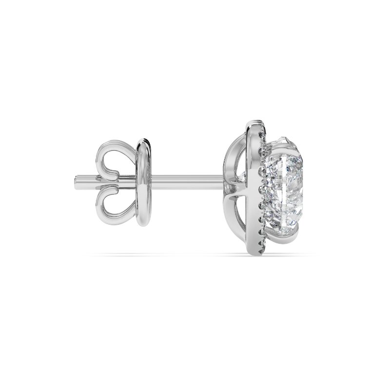 18K White Gold London Earrings