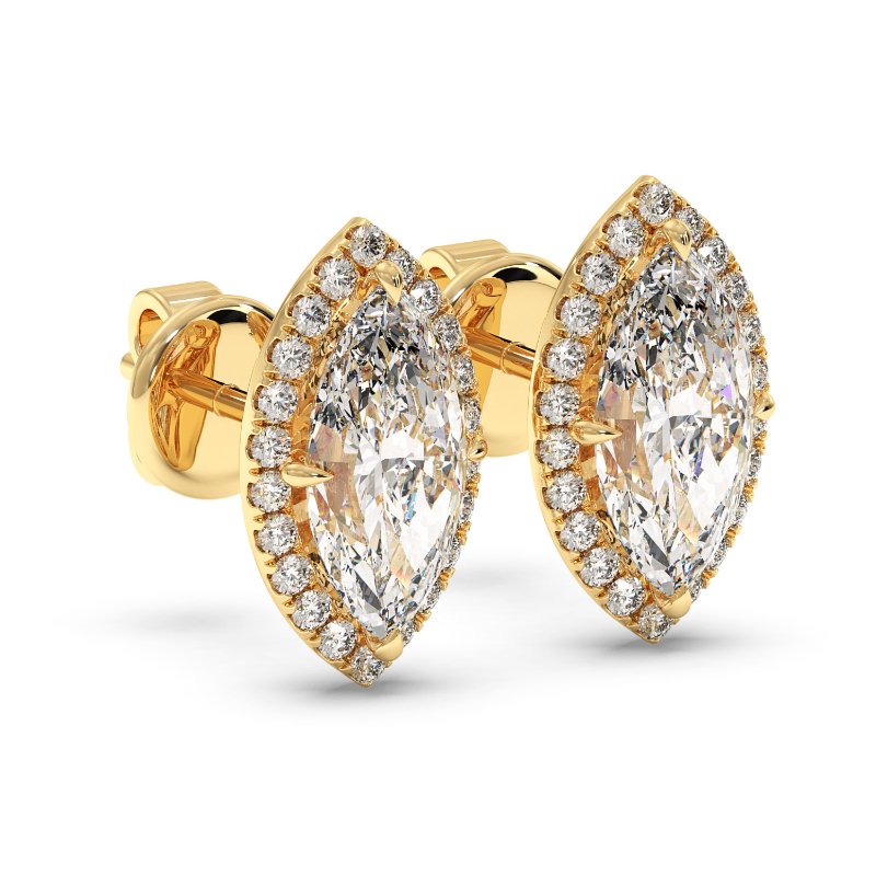 18K Yellow Gold London Earrings